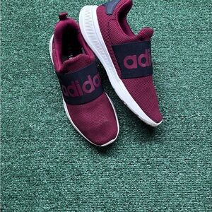 Adidas Men's Burgundy Slip-On Sneakers